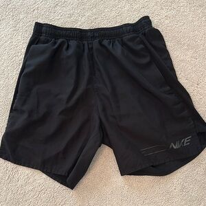 Nike Black Athletic Shorts Lightweight Breathable